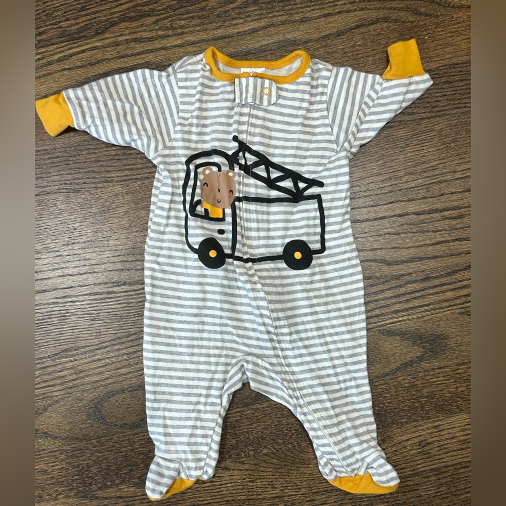 Gerber newborn footie onesie